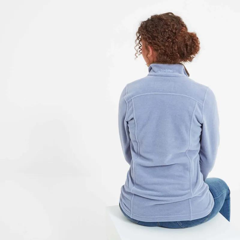 Schoffel Ladies Tilton 1/4 Zip Fleece - Powder Blue-1