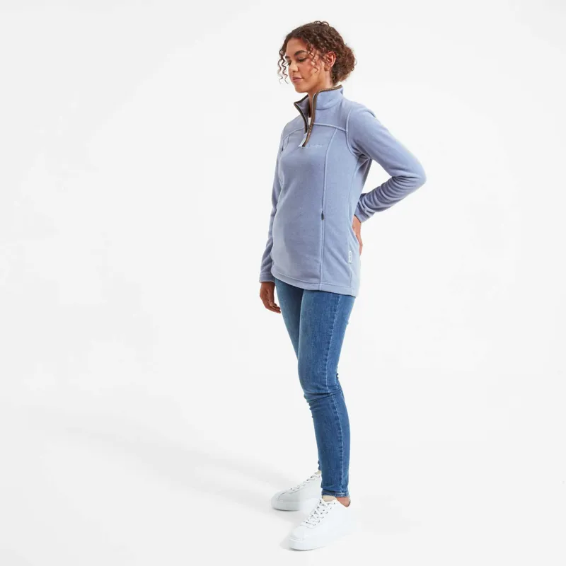 Schoffel Ladies Tilton 1/4 Zip Fleece - Powder Blue-2