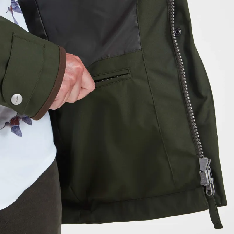 Schoffel Ladies Teal Ultralight Coat - Forest-7