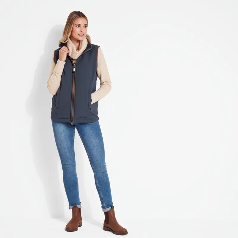 Schoffel Ladies Belton Navy Gilet-3