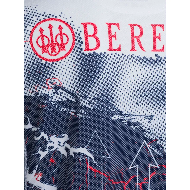 Beretta Rush Trident Blue and Red Polo-3