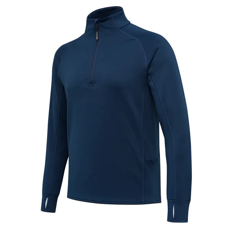 Beretta Stretch Half Zip Blue Total Eclipse Fleece