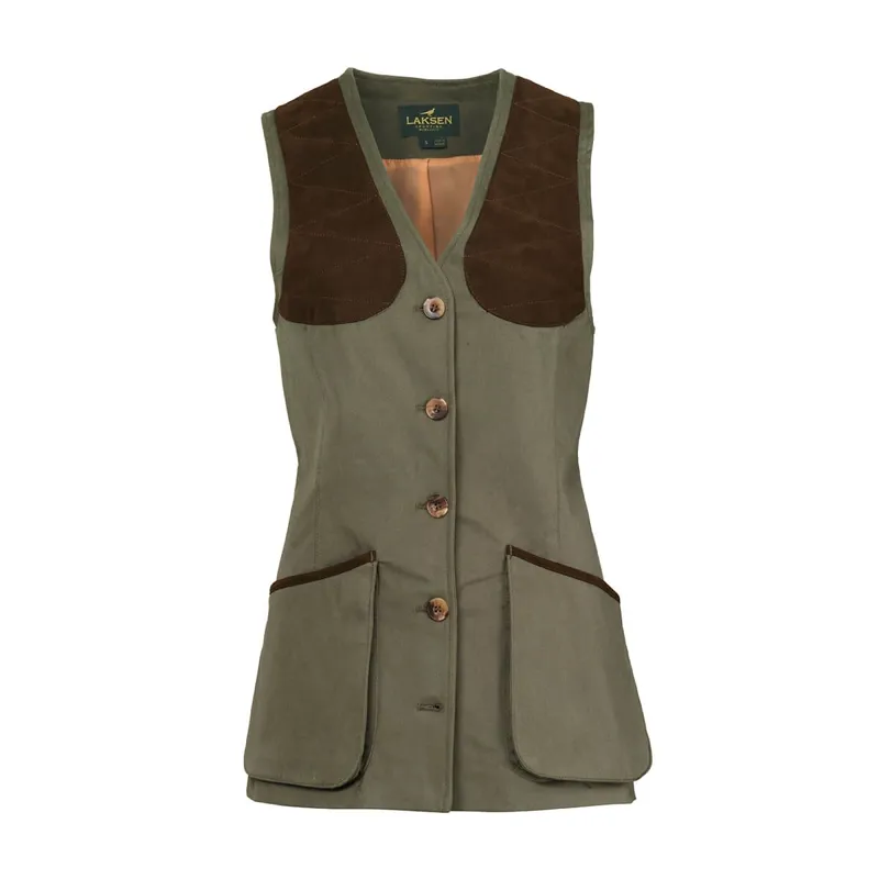 Laksen Ladies Pennyton Beauly Olive Shooting Vest