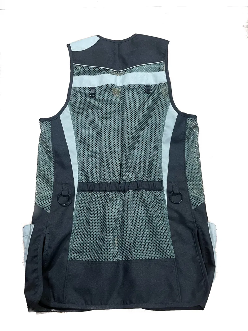Tagami Right Handed Black and Grey Clay Shooting Vest-1