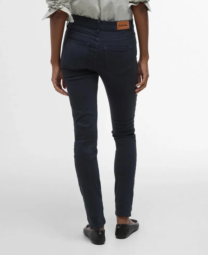 Barbour Ladies Essential Slim Trousers - Classic Navy-2