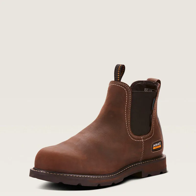 Ariat Groundbreaker Chelsea Waterproof Boot - Dark Brown