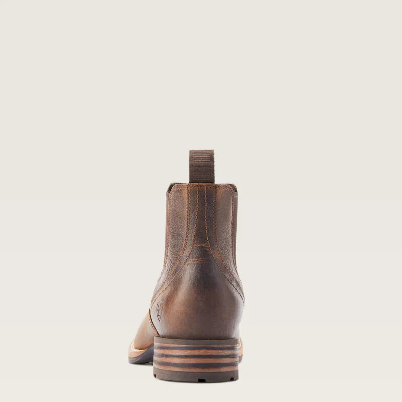 Ariat Hybrid Low Boy Wide Square Toe Chelsea Boot - Old Earth-2