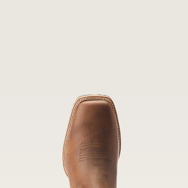 Ariat Hybrid Low Boy Wide Square Toe Chelsea Boot - Old Earth-6