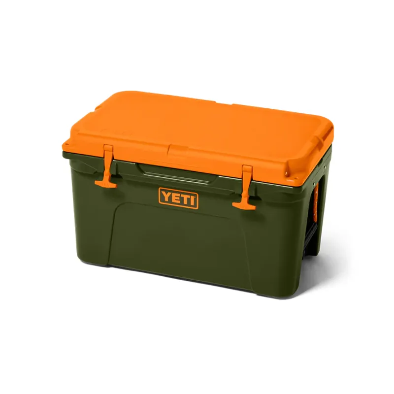 YETI Tundra Olive/King Crab Orange 45 Cool Box-1