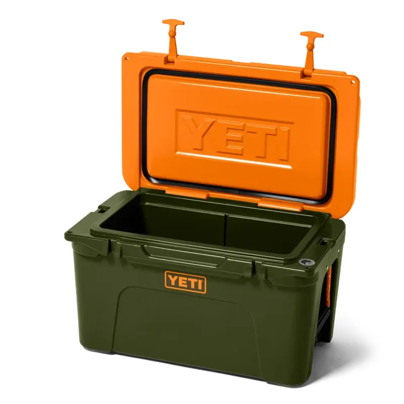 YETI Tundra Olive/King Crab Orange 45 Cool Box-2