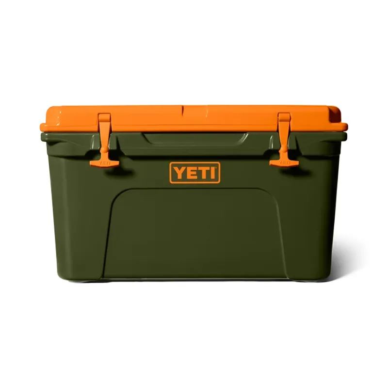 YETI Tundra Olive/King Crab Orange 45 Cool Box