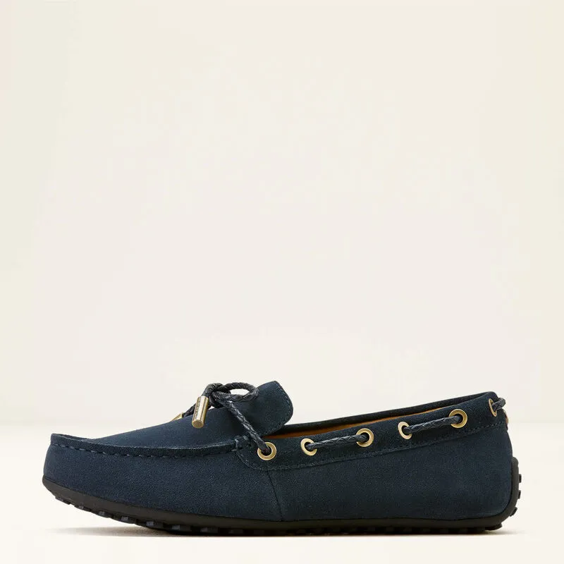 Ariat Margot Driving Moccasin - Navy Suede-1
