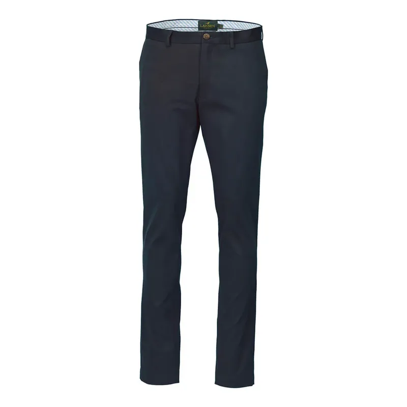 Laksen Lumley Chino Trousers - Navy
