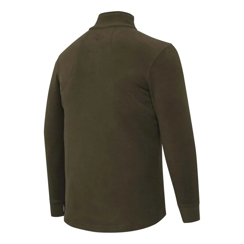 Beretta HP Logo Half Zip Green Moss Fleece-1