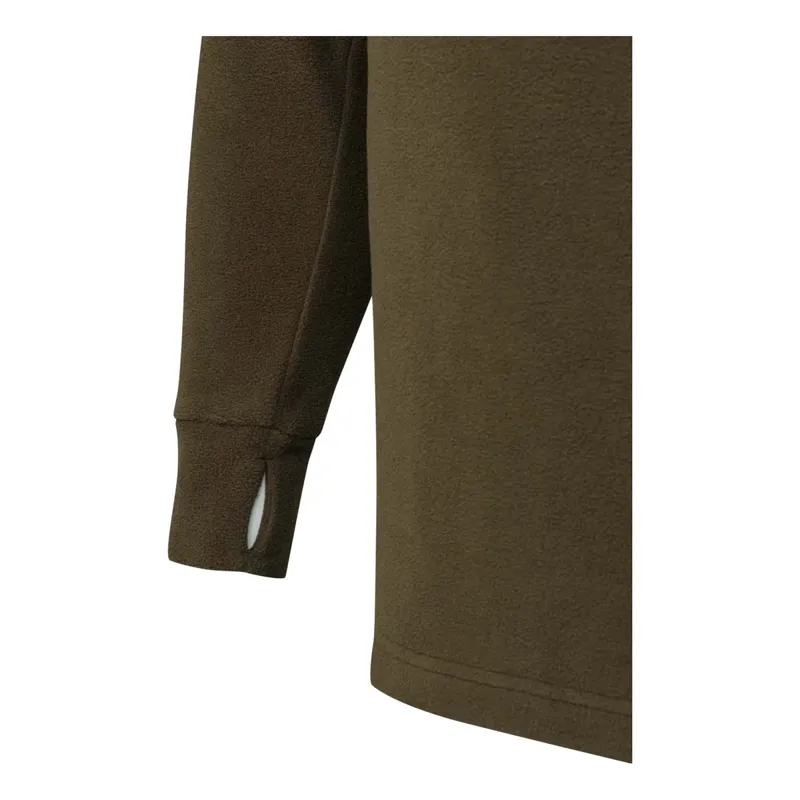 Beretta HP Logo Half Zip Green Moss Fleece-2