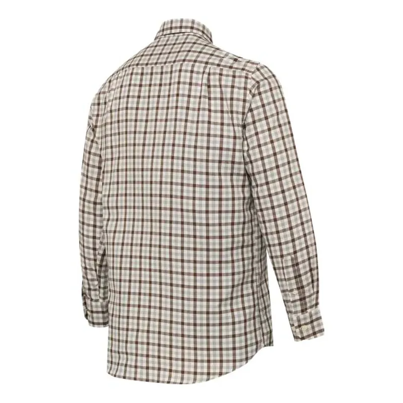 Beretta Bryggen Grey and Brown Check Shirt-1