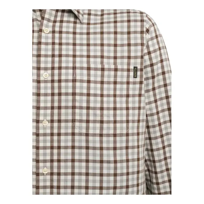 Beretta Bryggen Grey and Brown Check Shirt-3