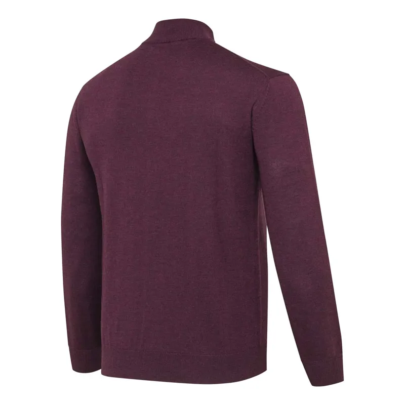 Beretta Merino Half Zip Cordovan Spirit Sweater-2