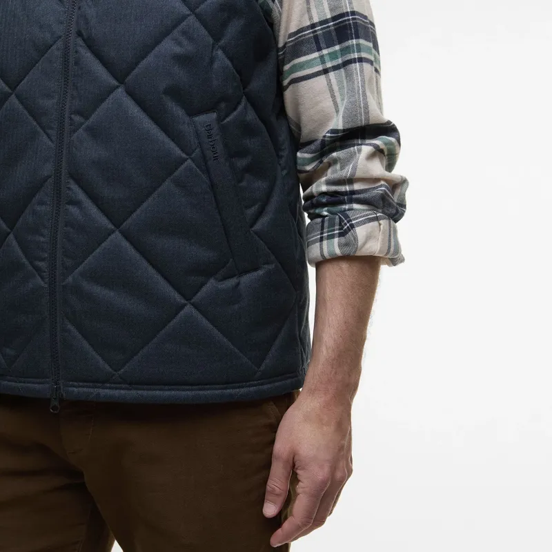 Barbour Winter Finn Gilet - Dark Navy-5