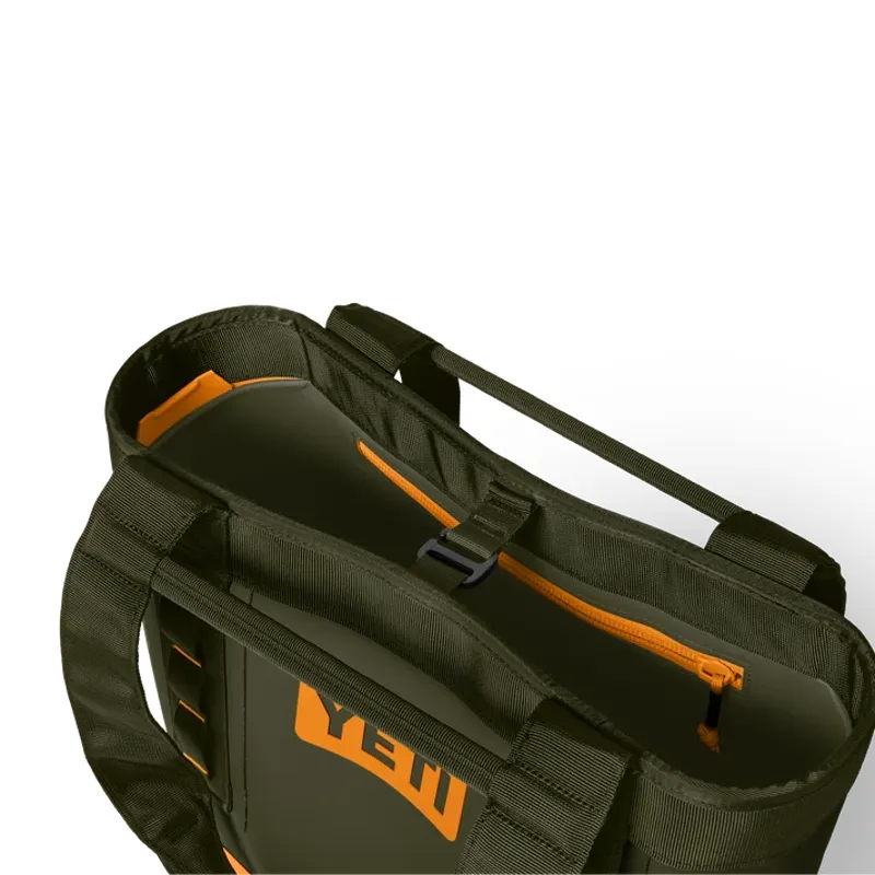 YETI Camino 20 Carryall Olive/King Crab Orange Tote Bag-3