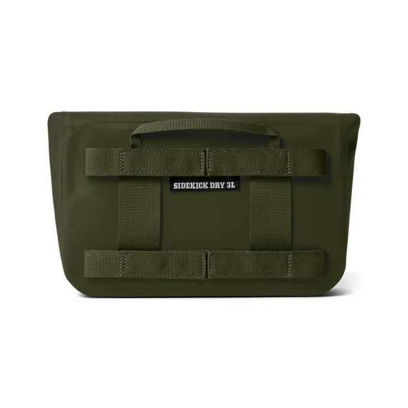 YETI Sidekick Dry 3L Waterproof Gear Case - Olive/King Crab Orange-1