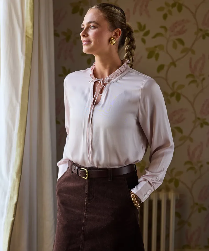 Schoffel Kersey Blouse - Hushed Violet-6