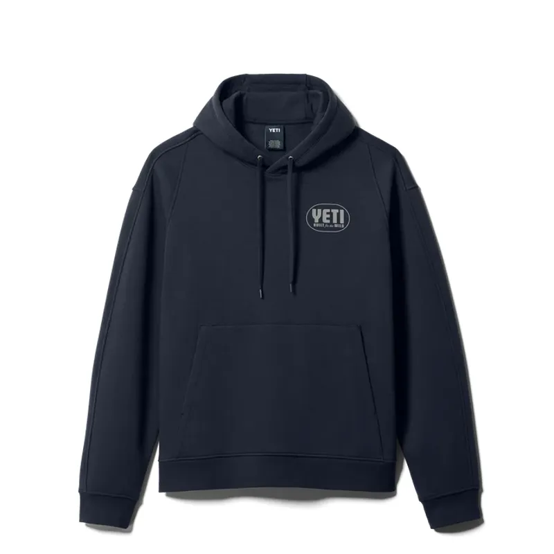 YETI Retro Built for the Wild Pullover Fleece Hoodie - Navy