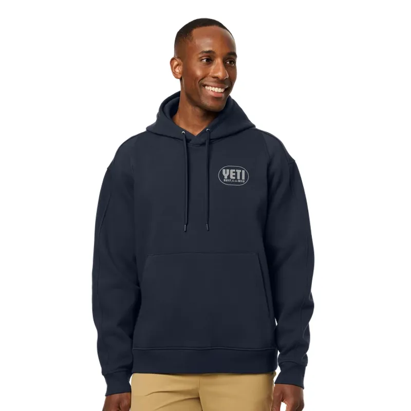 YETI Retro Built for the Wild Pullover Fleece Hoodie - Navy-2