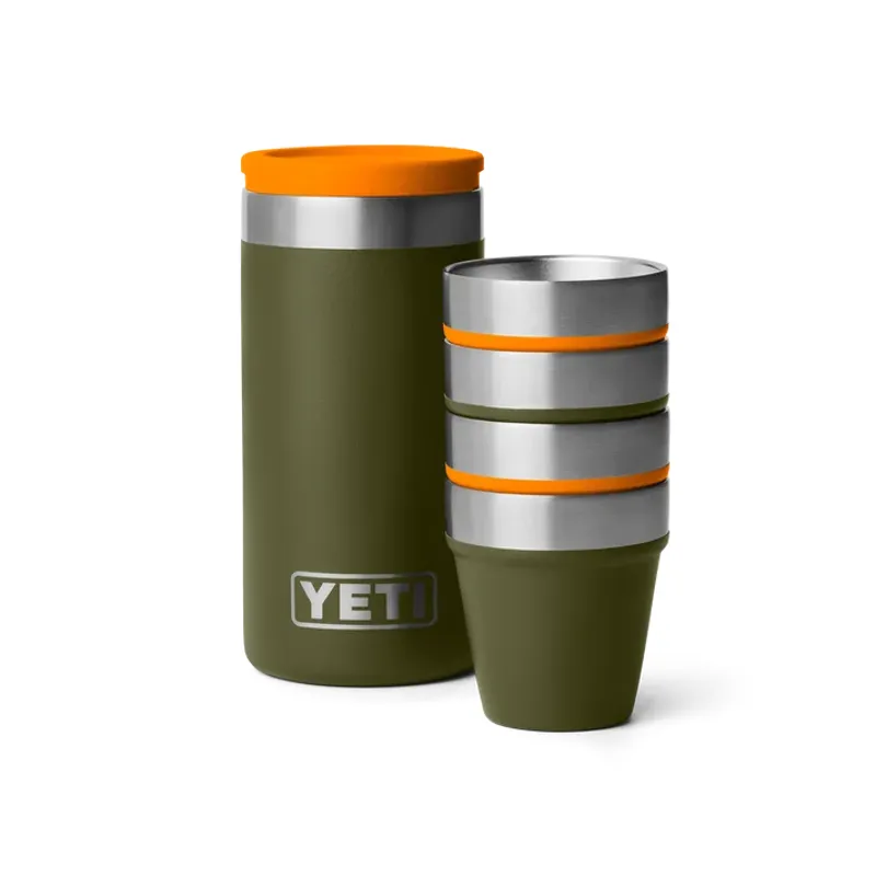 YETI Shot Glasses - Olive/King Crab Orange