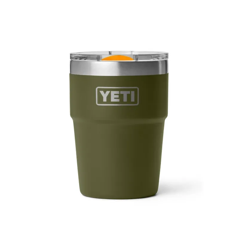 YETI Rambler 16 Oz Olive/King Crab Orange Stackable Cup