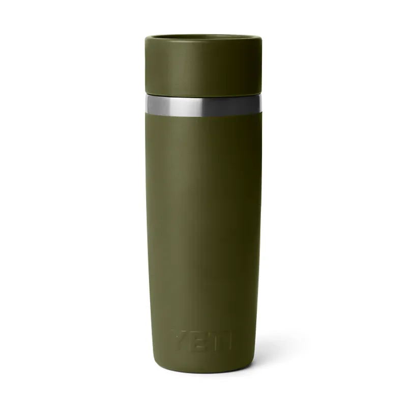 YETI Rambler 16 Oz Olive/King Crab Orange Travel Bottle with Commuter Cap-2