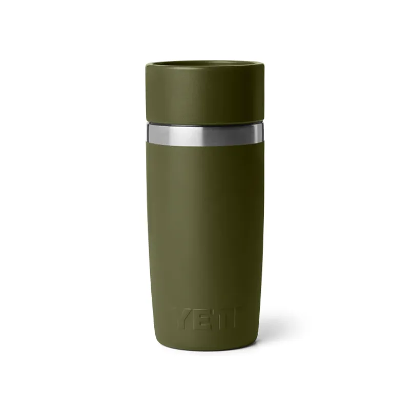 YETI Rambler 12 Oz Olive/King Crab Orange Travel Bottle With Hotshot Cap-2