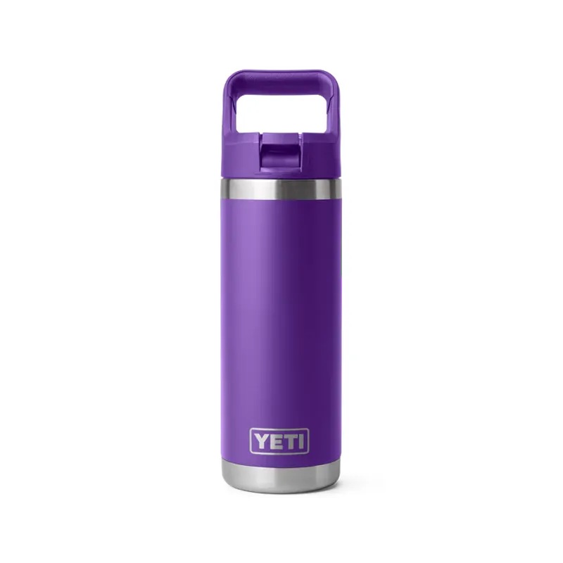 YETI Rambler 18 Oz Pace Purple Bottle with Straw Cap