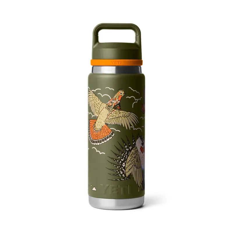 YETI Rambler 26 Oz Upland Bird Olive Bottle With Chug Cap-2