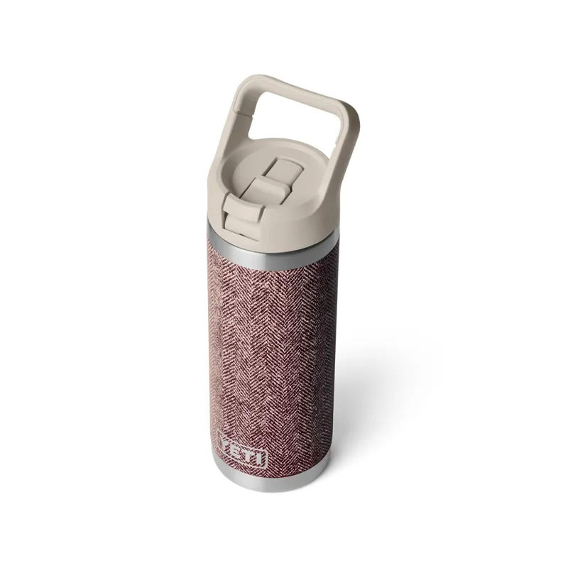 YETI Rambler 18 Oz Riverhead Red Bottle with Straw Cap