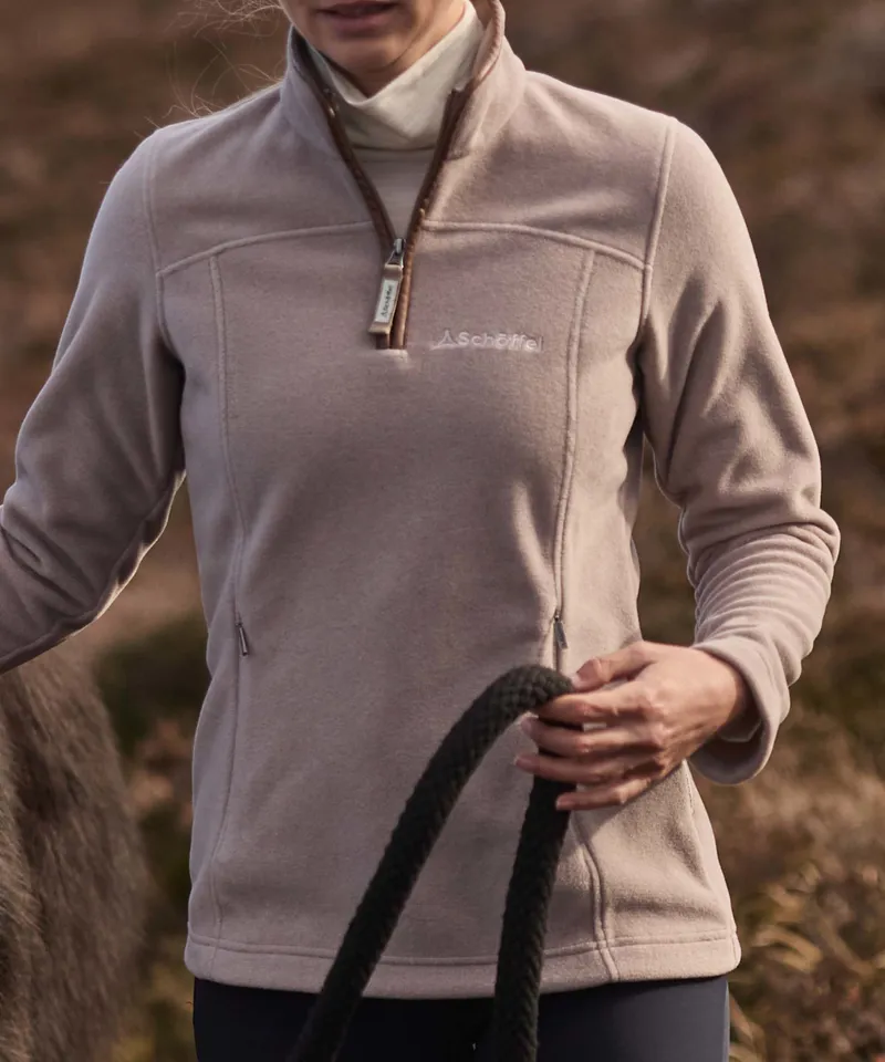 Schoffel Tilton Zip Fleece - Mushroom-9