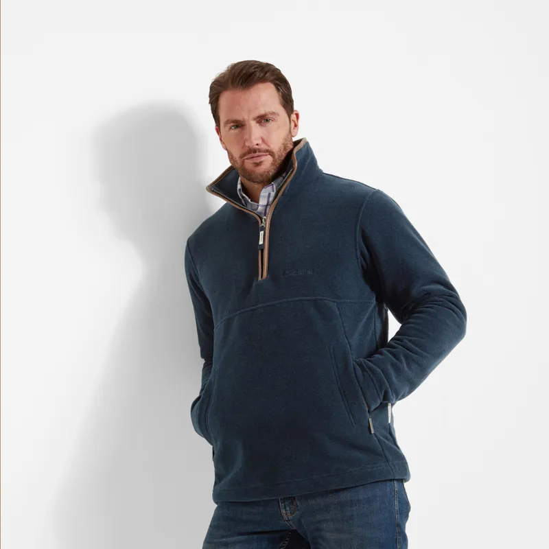 Schoffel Berkeley 1/4 Zip Fleece - Petrol Blue
