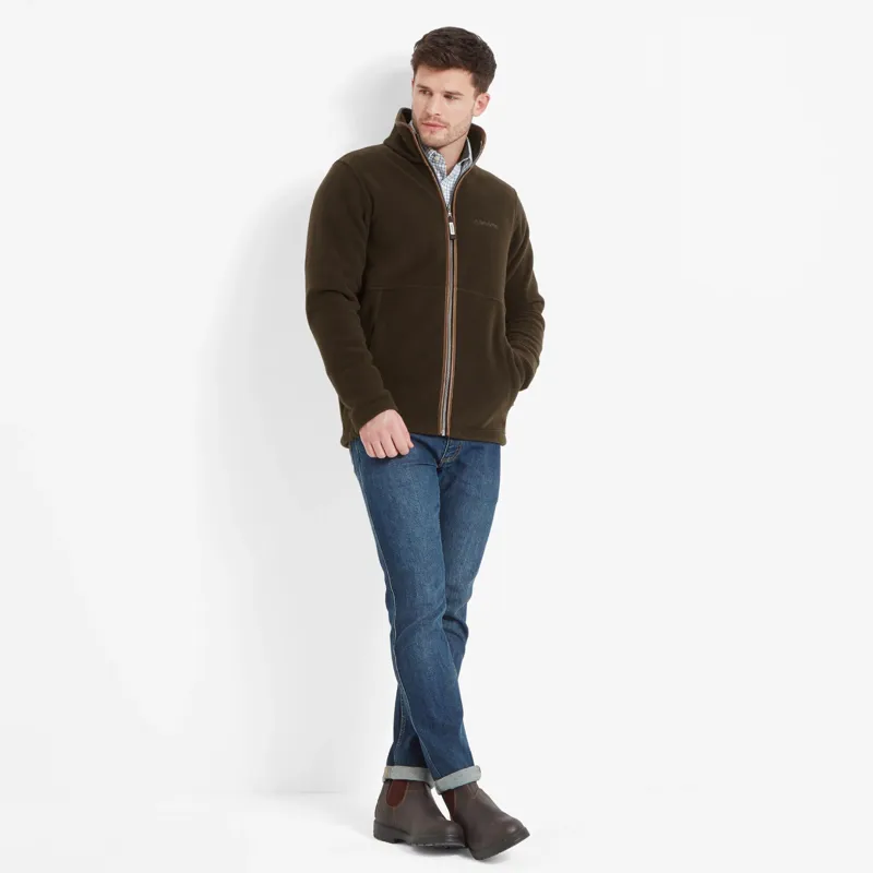 Schoffel Cottesmore Fleece Jacket - Dark Olive-1