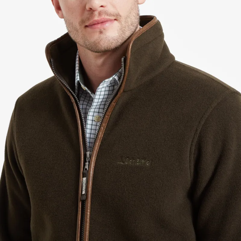 Schoffel Cottesmore Fleece Jacket - Dark Olive-3