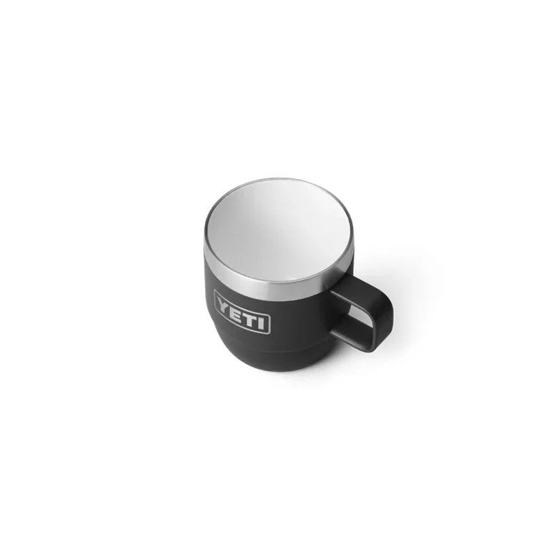 YETI Rambler 6 Oz Black Stackable Mug-2