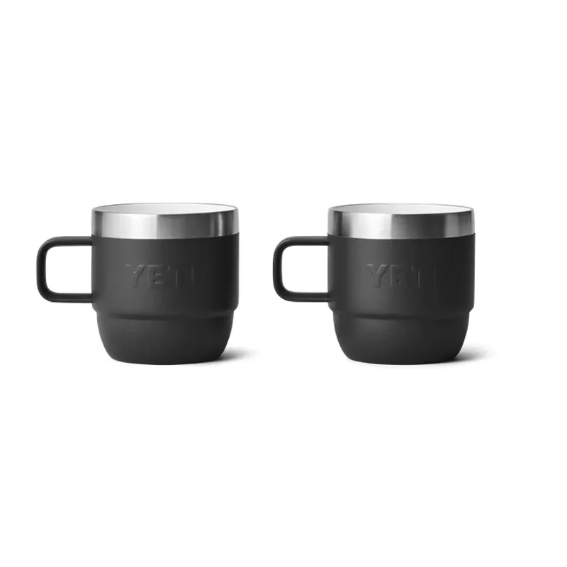 YETI Rambler 6 Oz Black Stackable Mug-4
