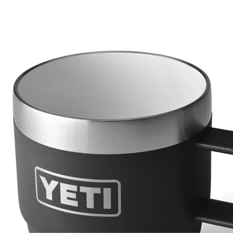YETI Rambler 6 Oz Black Stackable Mug-7