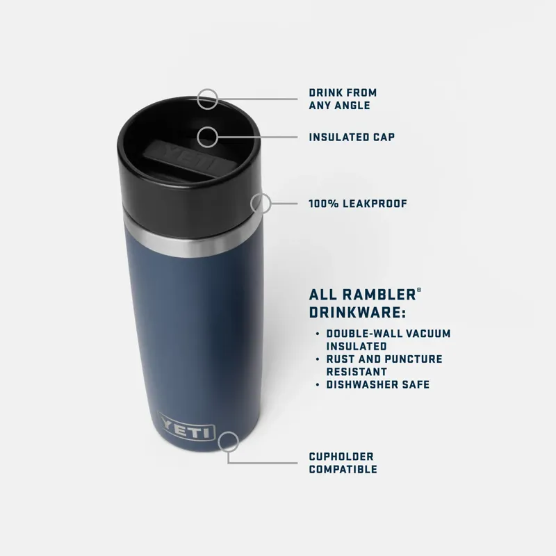 YETI Rambler 16oz Travel Bottle with Commuter Cap - Black Forest Green-4