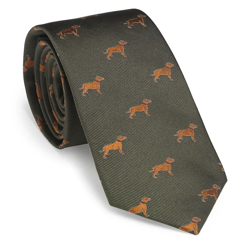 Laksen Dog Tie - Loden