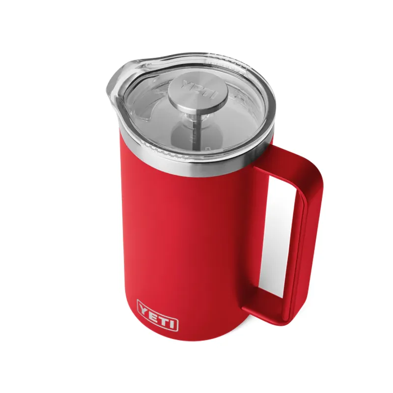 YETI Rambler 34oz Rescue Red French Press-4