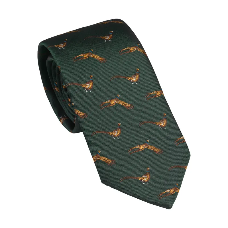 Laksen Pheasant Tie - British Racing Green