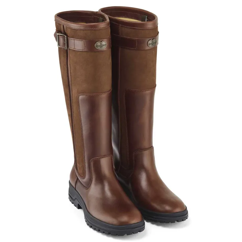 Le Chameau Ladies Jameson Standard Fit Caramel Leather Boots