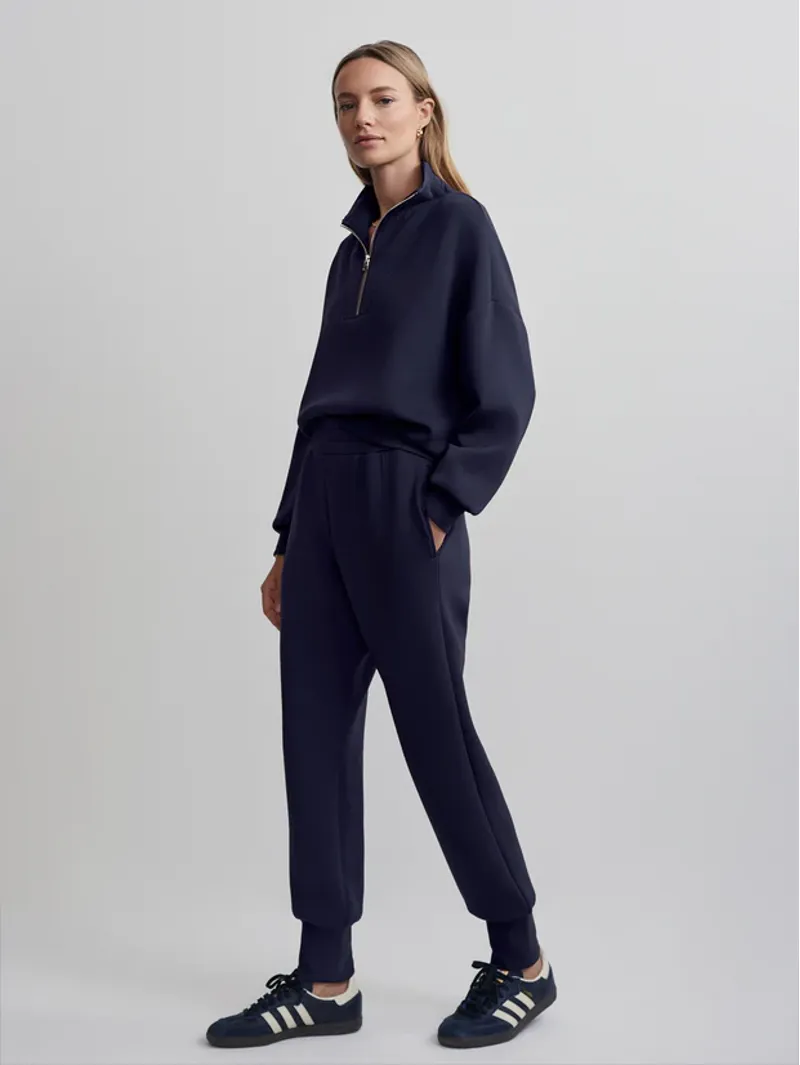 Varley The Slim Cuff Pant 25 - Blue Nights-1