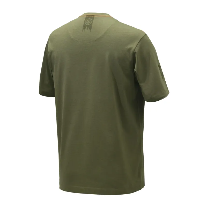 Beretta Dark Olive Trident T-Shirt-1