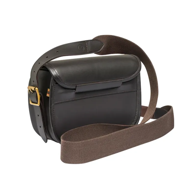 Beretta Terrain Evo Leather Cartridge Bag - Dark Brown-1